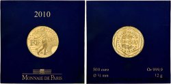 INVESTMENT GOLD 500 Euro LA SEMEUSE (or) 2010 Pessac