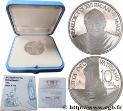 VATICAN Belle Épreuve 10 Euro 20e journée mondiale de la maladie 2012 BE