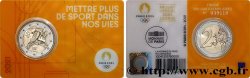 FRANCIA Coin-Card 2 Euro JO PARIS 2024 - blister JAUNE 2021 Pessac - Monnaie de Paris