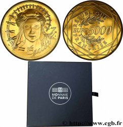 FRANCE 5000 Euro MARIANNE - ÉGALITÉ (or) 2018 MS