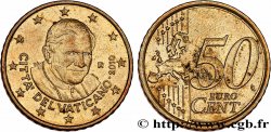 VATIKAN 50 Cent BENOÎT XVI 2010 Rome