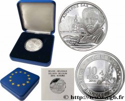 BELGIEN BELLE ÉPREUVE 10 Euro ADOLPHE SAX 2014 Bruxelles