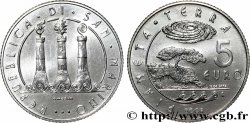 RÉPUBLIQUE DE SAINT- MARIN 5 Euro PIANETA TERRA 2008 BE