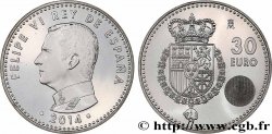 SPAIN 30 Euro PHILIPPE VI D’ESPAGNE (FELIPE) 2014 Madrid