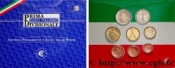ITALY Lot de 8 pièces (1 Cent à  2 Euro)  2002 Rome