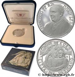 VATICAN Belle Épreuve 5 Euro 47E JOURNÉE MONDIALE DE LA PAIX 2014 BE