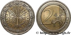 FRANCIA 2 Euro ARBRE désaxée 1999 SC