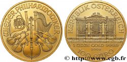OR, PALLADIUM ET PLATINE INVESTISSEMENT 1 Oz - 100 Euro LE PHILARMONIQUE DE VIENNE 2008 Vienne