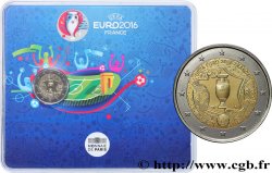 FRANCIA Coin-card 2 Euro UEFA 2016 2016 Pessac