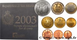 RÉPUBLIQUE DE SAINT- MARIN SÉRIE Euro BRILLANT UNIVERSEL  2003 Rome