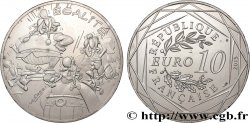 FRANKREICH 10 EURO ASTÉRIX ET LES VALEURS DE LA RÉPUBLIQUE - Égalité GROUPE 2015 Pessac