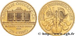 INVESTMENT GOLD 1/4 Oz - 25 Euro LE PHILARMONIQUE DE VIENNE 2014 Vienne