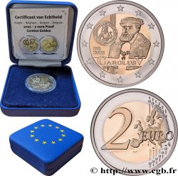 BÉLGICA BELLE ÉPREUVE 2 Euro CHARLES QUINT - Version flamande 2021  