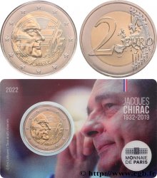 FRANCE Coin-Card 2 Euro JACQUES CHIRAC 2022 Pessac