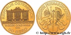 INVESTMENT GOLD 1/2 Oz - 50 Euro LE PHILARMONIQUE DE VIENNE 2013 Vienne