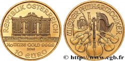 INVESTMENT GOLD 1/10 Oz - 10 Euro LE PHILARMONIQUE DE VIENNE 2016 Vienne