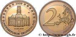ALLEMAGNE BELLE ÉPREUVE 2 Euro SARRE - LUDWIGSKIRCHE DE SARREBRUCK Stuttgart F 2009 Stuttgart F