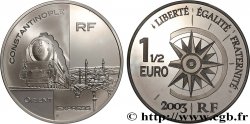 FRANCE Belle Épreuve 1 Euro 1/2 L’ORIENT EXPRESS 2003 