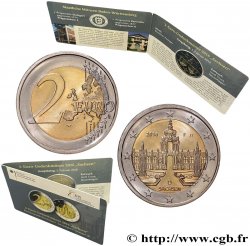 ALEMANIA Coin-Card 2 Euro SAXE - PALAIS ZWINGER 2016 Stuttgart Stuttgart