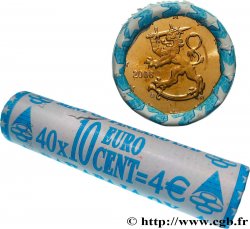 FINLANDE Rouleau 40 x 10 Cent LION HÉRALDIQUE 2008 Vanda