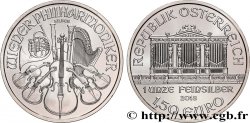 ARGENT D INVESTISSEMENT 1 Oz - 1,50 Euro LE PHILARMONIQUE DE VIENNE 2018 Vienne