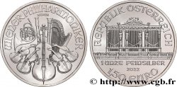 ARGENT D INVESTISSEMENT 1 Oz - 1,50 Euro PHILARMONIQUE DE VIENNE 2022 Vienne