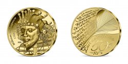 FRANCIA BELLE EPREUVE 50 Euro (or 1/4 oz) SHAKESPEARE 2022 Pessac - Monnaie de Paris