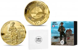 FRANCIA BELLE EPREUVE 50 Euro (or 1/4 oz) JUNO BEACH 2024 Pessac - Monnaie de Paris