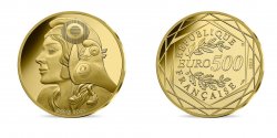 FRANKREICH 500 Euro LA MASCOTTE ET LA RÉPUBLIQUE 2023 Pessac - Monnaie de Paris