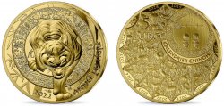 FRANCIA BELLE EPREUVE 5 Euro (or) ANNÉE DU TIGRE 2022 Pessac - Monnaie de Paris