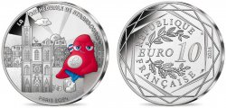 FRANKREICH 10 Euro MASCOTTE - CATHÉDRALE DE STRASOURG 2024 Pessac - Monnaie de Paris