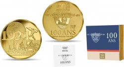 FRANCE BELLE EPREUVE 50 Euro (or 1/4 Oz) HÉRITAGE OLYMPIQUE PARIS 2024 2024 Pessac - Monnaie de Paris