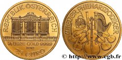 GOLD, PALLADIUM & PLATINUM INVESTMENT 1/4 Oz - 25 Euro LE PHILARMONIQUE DE VIENNE 2010 Vienne