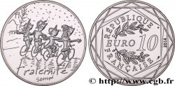 FRANCIA 10 Euro FRATERNITÉ par SEMPÉ (hiver) 2014 Pessac