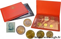 MONACO LOT DE 5 PIÈCES EURO (10 Cent à 2 Euro Prince Rainier III) 2001-2003 Pessac