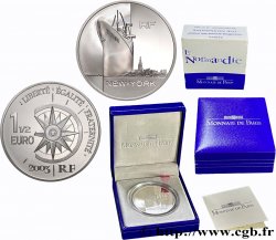 FRANKREICH Belle Épreuve 1 Euro 1/2 LE NORMANDIE 2003 