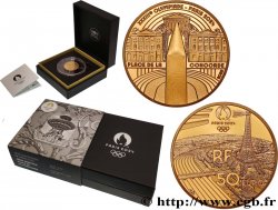 FRANCE BELLE EPREUVE 50 Euro (or 1/4 Oz) LA PLACE DE LA CONCORDE 2022 Pessac - Monnaie de Paris