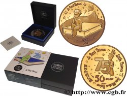 FRANCE BELLE EPREUVE 50 Euro (or 1/4 oz) LE PETIT PRINCE ET SON CHEF D’OEUVRE 2021 Pessac - Monnaie de Paris