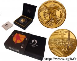 FRANCIA BELLE EPREUVE 50 Euro (or 1/4 Oz) JUDO 2021 Pessac - Monnaie de Paris