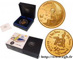 FRANCIA BELLE EPREUVE 50 Euro (or 1/4 oz) LE PETIT PRINCE EMMÈNE MOI SUR LA LUNE 2021 Pessac - Monnaie de Paris Pessac - Monnaie de Paris