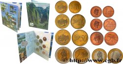 POLYNÉSIE FRANÇAISE Série 8 médailles, Essai Euros fantaisies 2005 