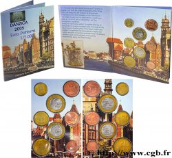DANTZIG Série 8 médailles, Essai Euros fantaisies 2005 