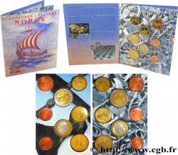 NORVÈGE Série 8 médailles, Essai Euros fantaisies 2004 