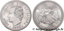 ESPAGNE Belle Épreuve 10 Euro PAIX ET LIBERTÉ 2005 BE