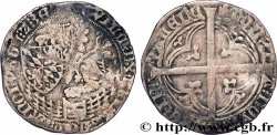 HAINAUT - COMTÉ DE HAINAUT - GUILLAUME IV DE BAVIÈRE Plaque ou double gros dit  tuin 