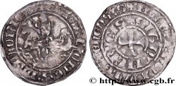HAINAUT - COMTÉ DE HAINAUT - GUILLAUME Ier Demi-gros au cavalier ou baudequin