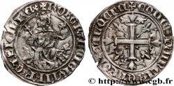 PROVENCE - COMTÉ DE PROVENCE - ROBERT D ANJOU Carlin d argent, gillat ou robert