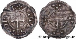 AUXERRE - COMTÉ D&nbsp;AUXERRE - ANONYMES Denier à la croix coupant la légende