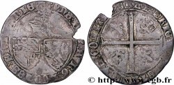FLANDRE - COMTÉ DE FLANDRE - JEAN SANS PEUR Double gros &nbsp;penning Jans&nbsp;