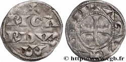 AQUITAINE - DUCHÉ D&nbsp;AQUITAINE - RICHARD CŒUR DE LION Denier, 1er type